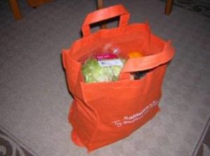 Sainsbury's foldable shopping bags sale